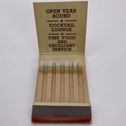 Audies Restaurant (Downings Restaurant) - Matchbook